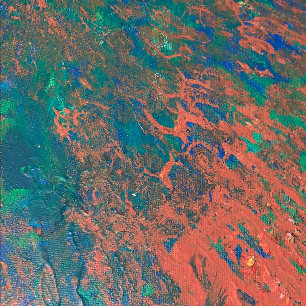 Painting: Explosion 🧡💚💙 - Picture 2 of 3